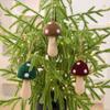 Weihnachtspilz Weihnachtsmann Plüsch Filz Baumschmuck für Feiertagsdekoration