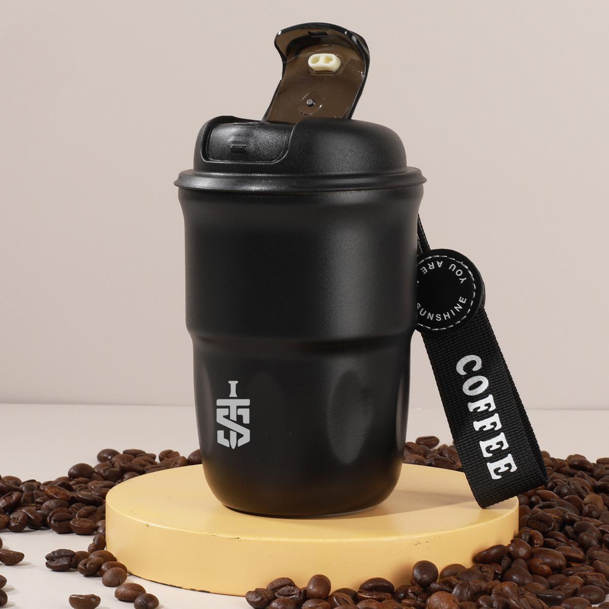 

Coffee Cup Stainless Steel Insulated Cup Portable 316 Stainless Steel Accompanying Coffee Cup Insulated Cup Travel Small Cup 320ml