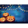 Halloween Party Decoration Hanging Cloth Pumpkin Witch Bat Castle Full Moon Night Photography Background Not Room Decoration