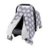 Baby Carrier Cover with Peekaboo Opening Double-Layer Fabric Infant Car Seat Canopy Stroller Cover Nursing Cover