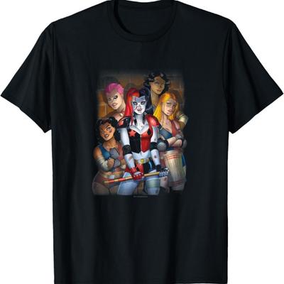 Harley Quinn and Bad Girls T-Shirt