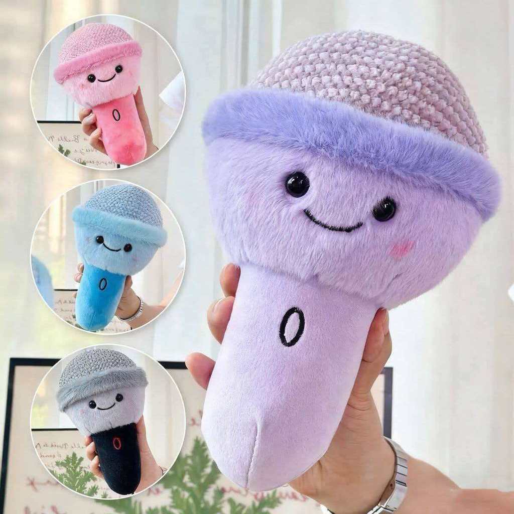 Plush Claw Machine Toy With Microphone For Kids And Adults Home Arcade Decor