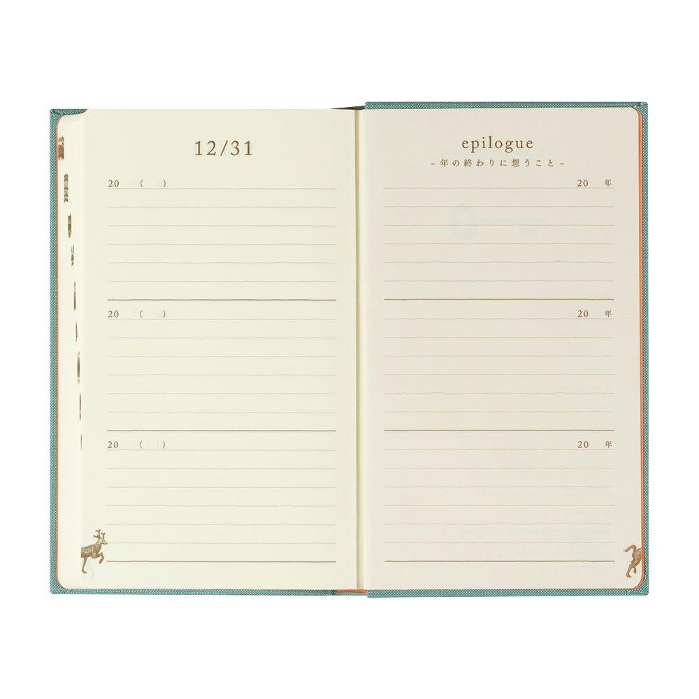 DESIGNPHIL MIDORI 3-Year Journal Diary Blue Cover 12394006