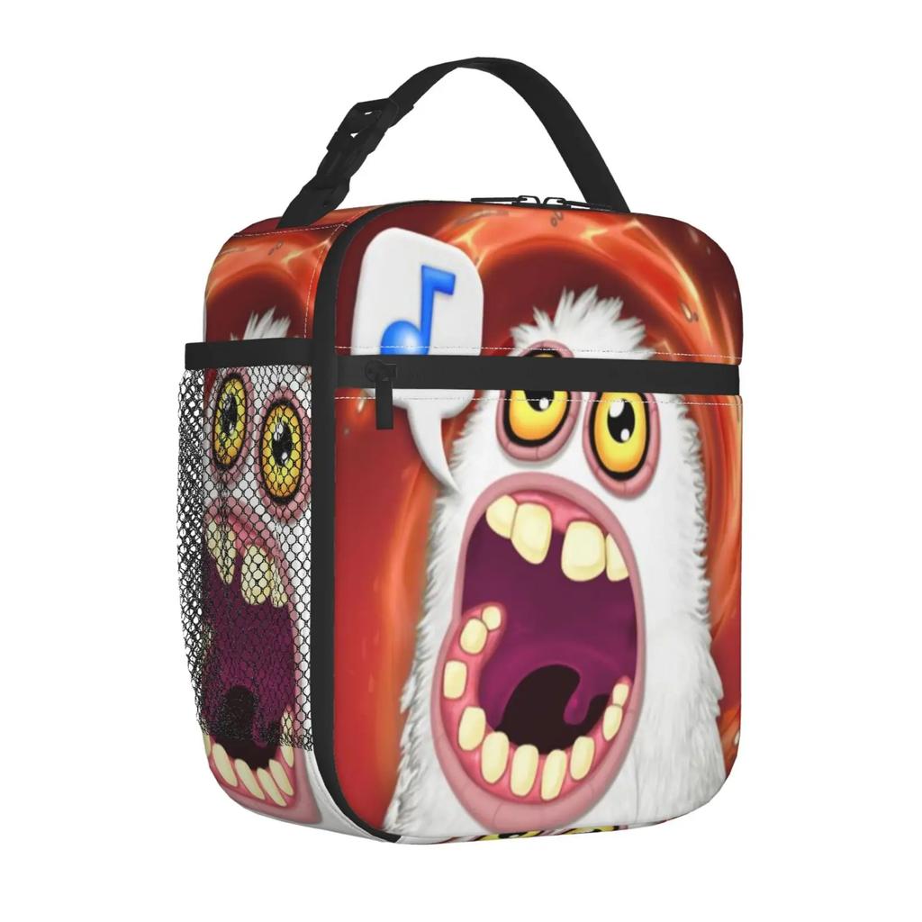 My Singing Monsters Characters Insulated Lunch Bag Leakproof Cartoon Anime Game Cooler Thermal Lunch Tote Kids School Children