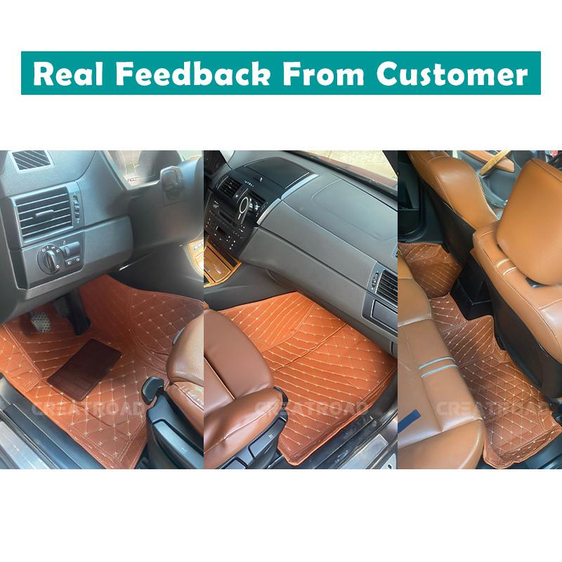 Car floor&trunk mats for BMW X3 E83 2005 2006 2007 2008 2009 2010  foot Pads automobile carpet cover interior accessories
