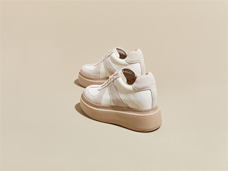 8cm Binnenhoogte Dames Platform Schoenen in Duitse Stijl - Lente Sportsneakers