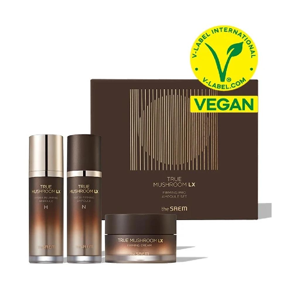 

Набор ампул True Mushroom LX Elasticity Pro (Отбеливание и разглаживание морщин)_США Main Product/Ampoule 40ml+40ml+(Free/Cream) 31ml