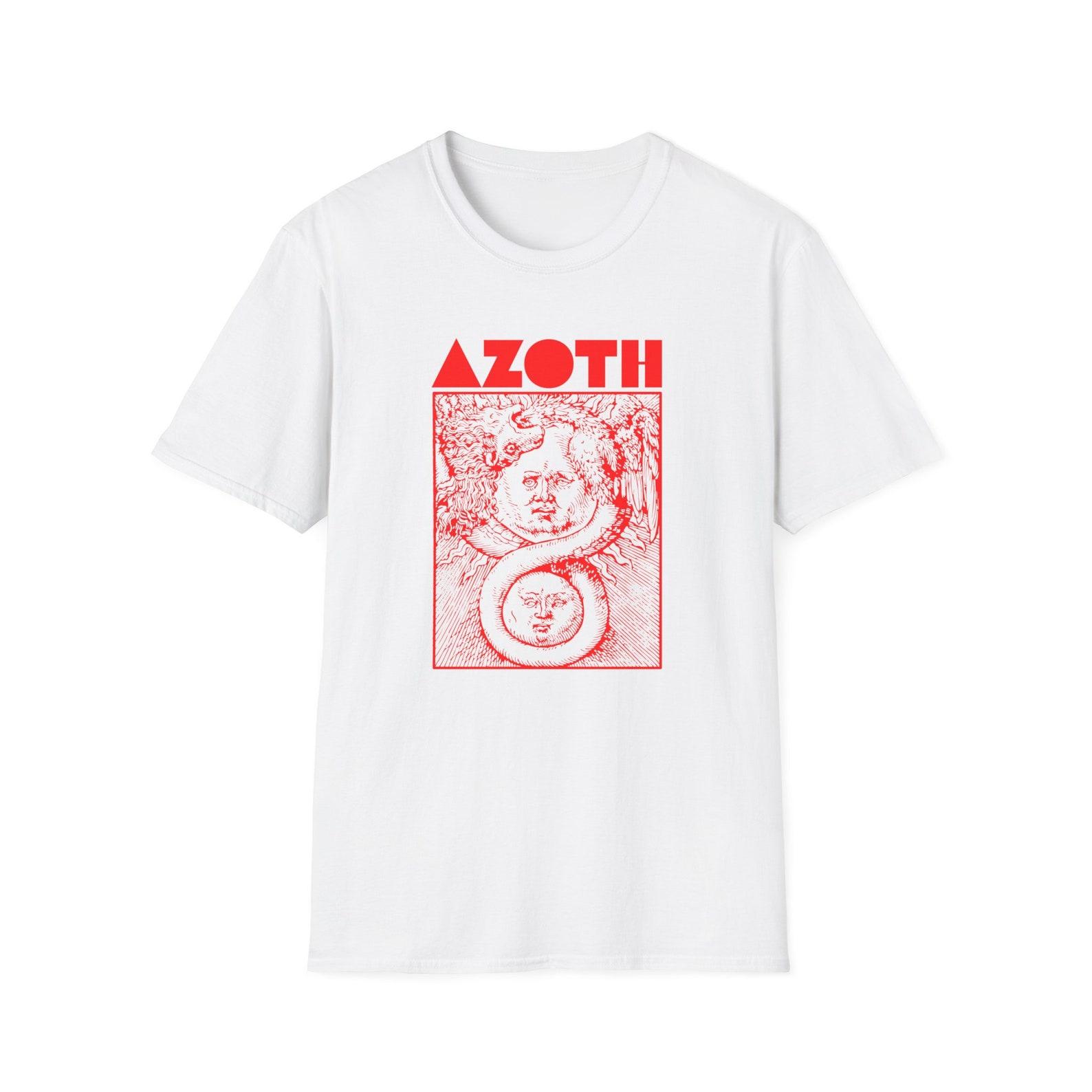 Azoth Alchemy Alchemical Drawing Valentine Occult Magick T-shirt L