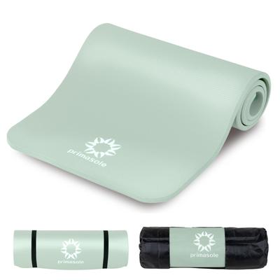 Prima Sole Yoga Tapete Grosso e de Treino para e Tapete de Treino de Força, 15mm, Verde, Largo, Fitness, Pilates,