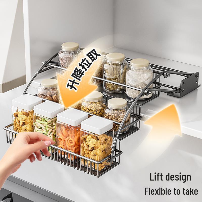 Wysuwana Półka na Przyprawy do Szafki Kuchennej