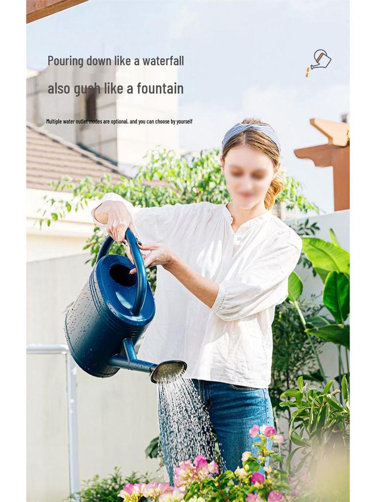 Special Offer: Large-Capacity Long-Spout Plastic Watering Can – Hot-Selling Gardening Tool