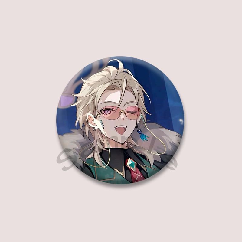 Game Series Honkai Star Rail Aventurine Badge Cartoon Character Soft Button Pins DIY Bag Hat Clothing Brooch Accessories Gifts