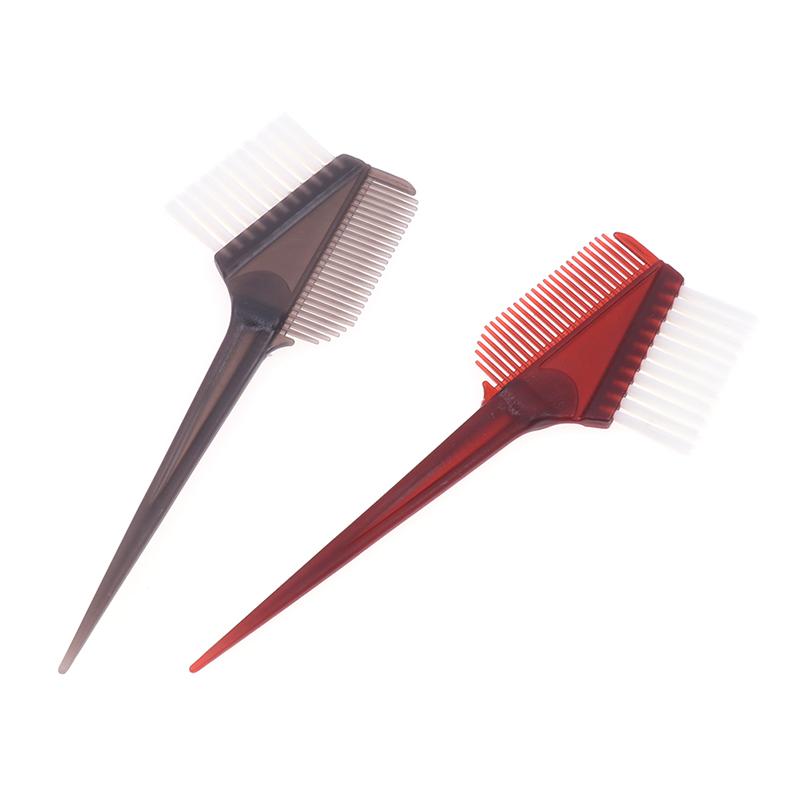 Pro Salon Tools Plastic Hair Dye Coloring Brushes Comb Barber Salon Tint Tools