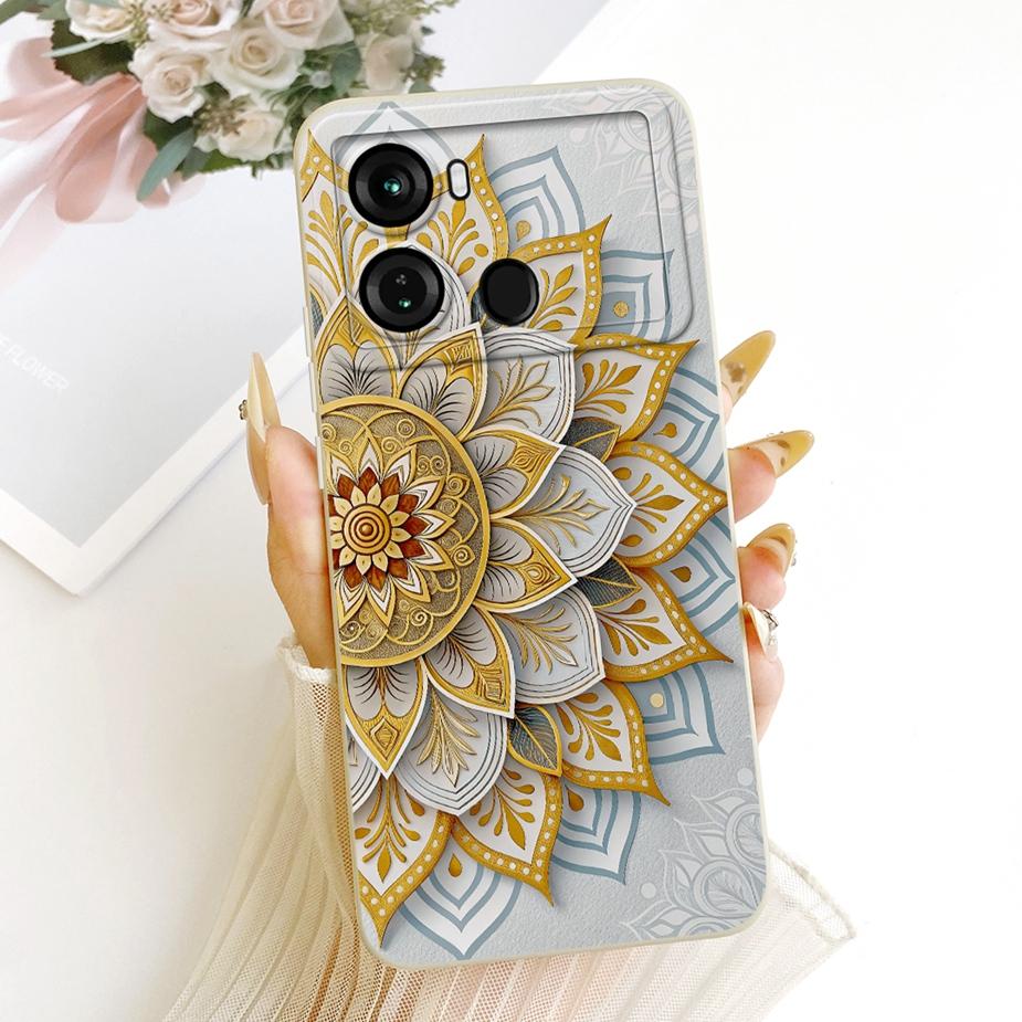 For Itel P40 Plus Case P683L Luxury Candy Painted Cover Soft TPU Matte Phone Case For Itel P40 P 40 ItelP40 P40+ Back Cover Bags