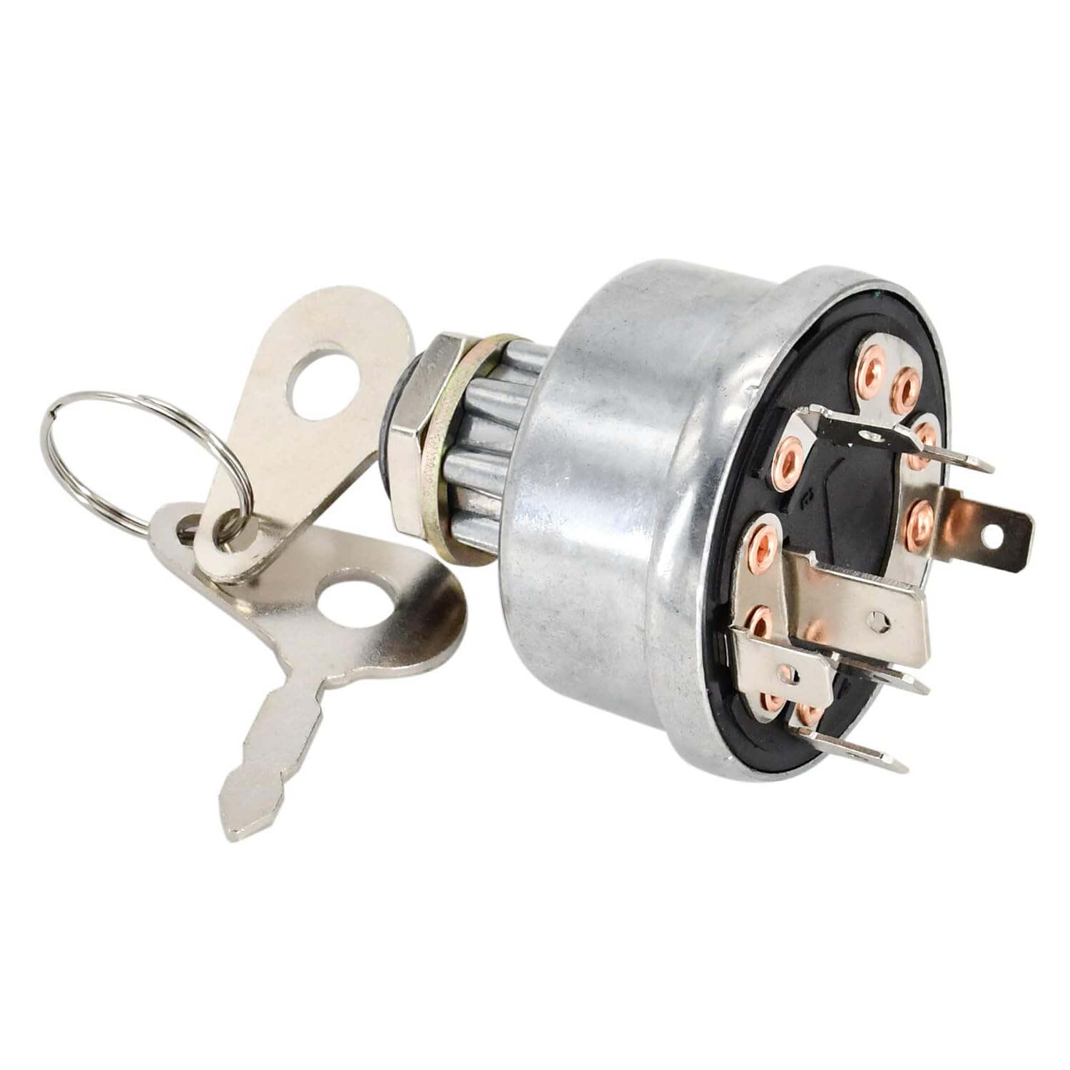Ignition Switch,Ignition Starter Switch with 2 Keys E7NN11N501AB with Ford Tractor Loader 2000 2300 2310 2600 2610 3000 3055 3100-3150 3230 3300 3430