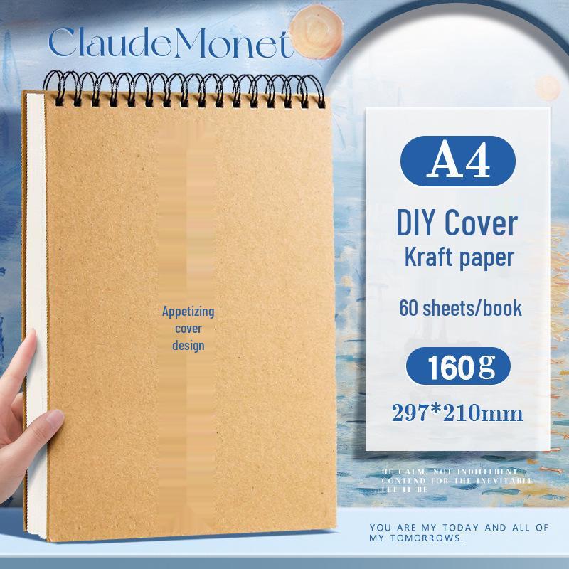 

Hardcover Art Sketchbook with Loose-Leaf, Thickened Drawing Paper – Ideal for Students and Graffiti Artists