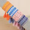 Handmade Gradient Sequin Bracelet with Creative Letter Design for Women