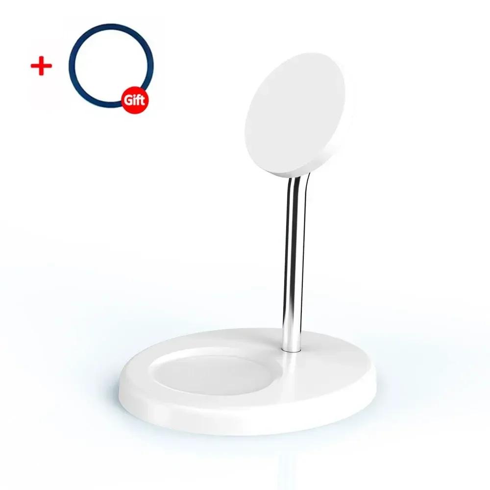 Magnetic Wireless Charger Stand 100W 2 in 1 Phone Charging Station Dock For iPhone 16 15 14 13 12 Pro Max AirPods Fast Charging