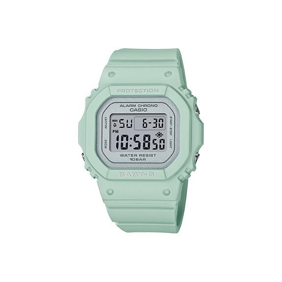 CASIO Unisex BABY-G Gray Watch BGD-565SC-3PR BGD-565SC-3PR Light Green Strap