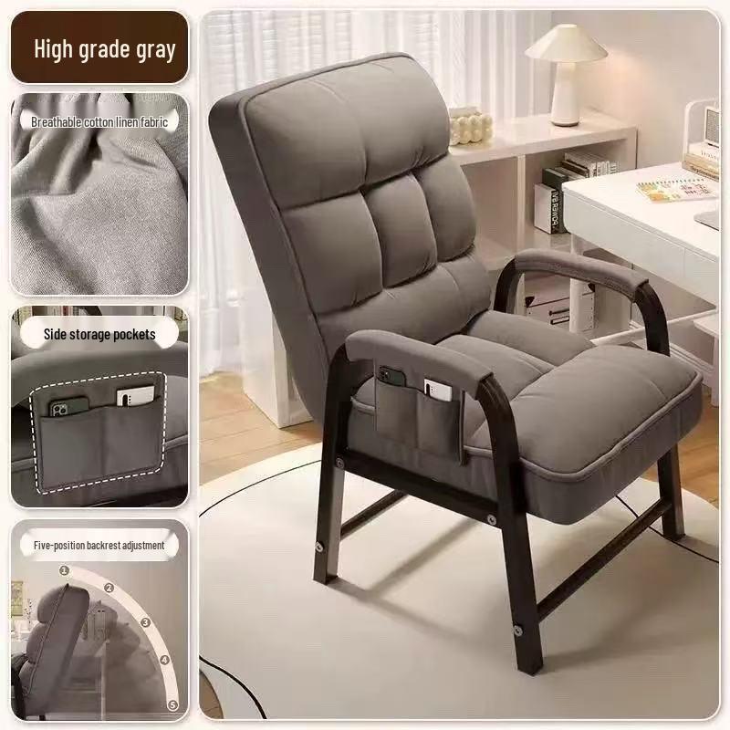 Ergonomic Computer & Gaming Chair - Comfortable Office Chair for Long Sitting, Ideal for Dormitory and University Students.