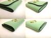 Authentic Cartier Panthere de Cartier Mint Green Leather Gold H/W Mini Wallet #a915  Refurbished