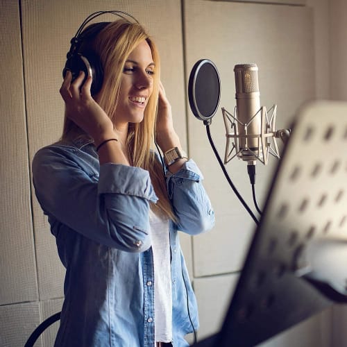 JUTOSU Microphone Pop Filter, Microphone Stand, Microphone Pop Guard, Microphone Filter, Double-Layered Pop Blocker, Pop Filter for Internet Tabletop
