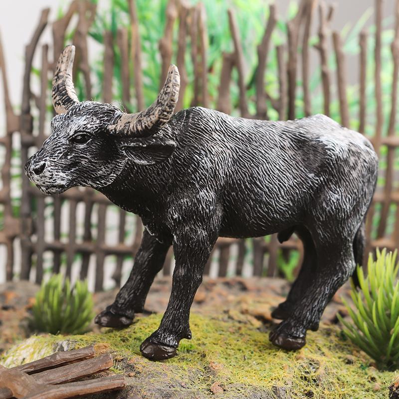 Oenux Farm Model Simulation Horse Cow Goat Donkey Pig Dog Action Figures Poultry Animals Figurine Education Lovely Kids Toy Gift