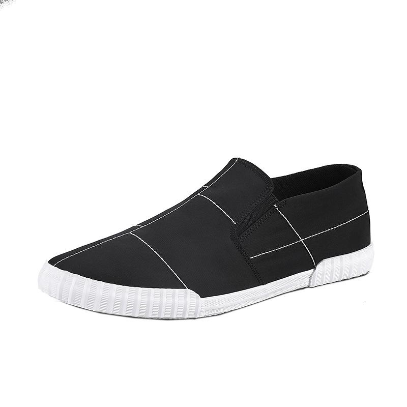 Skip Men S Shoes Low Top Canvas Shoes Men S Spring New Trend Korean Version of Old Beijing Cloth Shoes One Foot  Men S