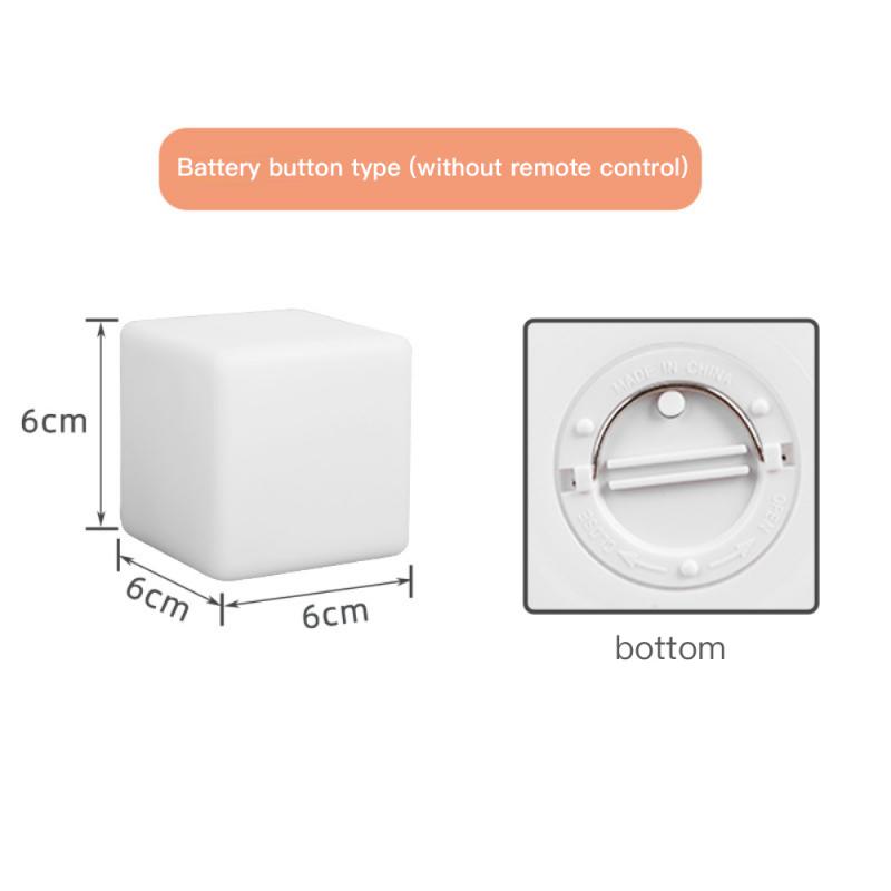 

Лампы Космические кубические светильники Маленький креативный светодиодный ночник Детская спальня Украшение Подарок на день рождения Декор комнаты USB