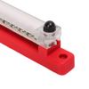 Bloc de Distribution d'Alimentation à 12 Bornes Jeu de Barres omnibus 2xBornes M6 12xVis M4 Boîtier de Borne de Batterie pour Voitures Camping-cars Bateaux Yachts