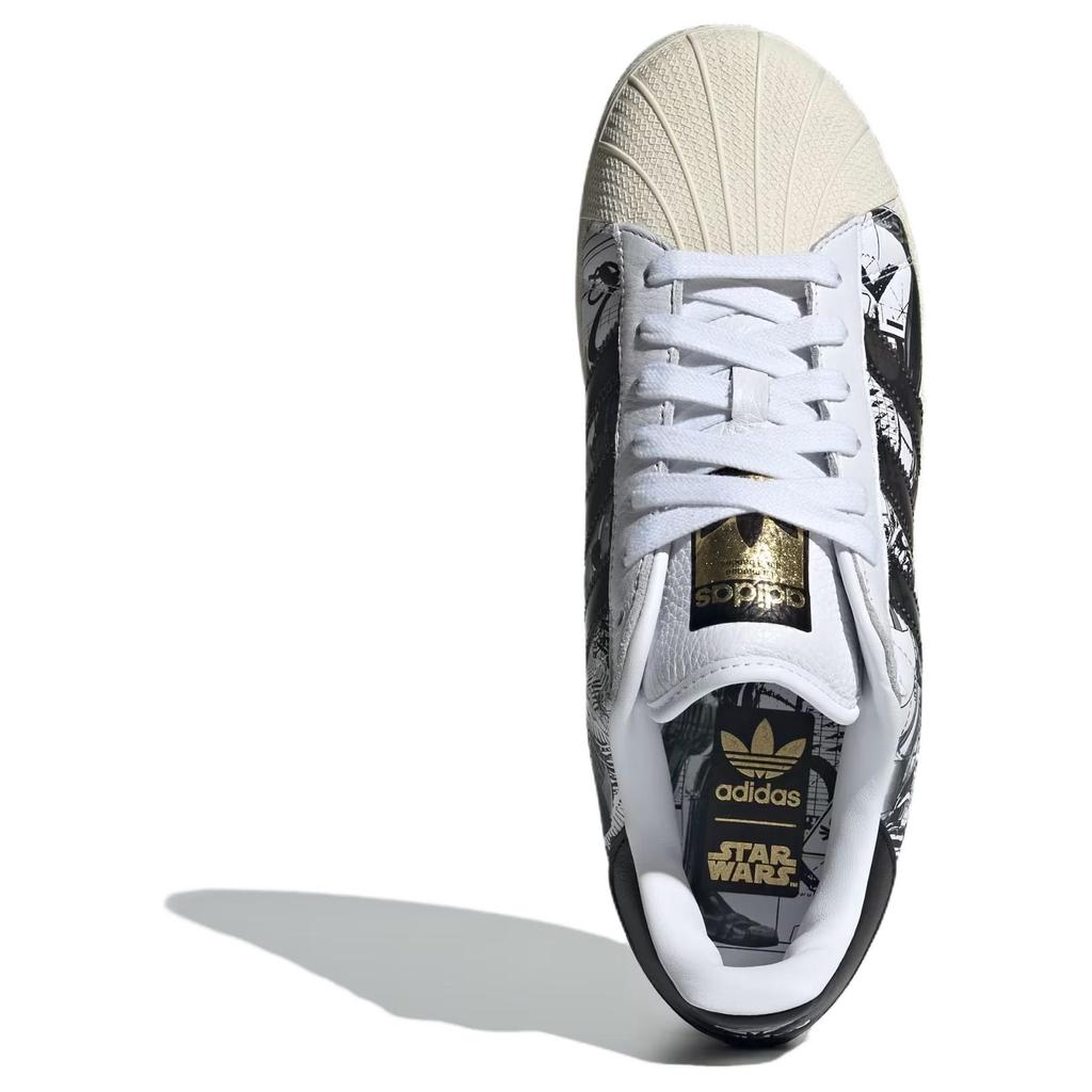 adidas Star Wars x Nanzuka x Superstar XLG R2-D2 and C-3PO Unisex Sneakers White Cloud-White Core-Black IF9249