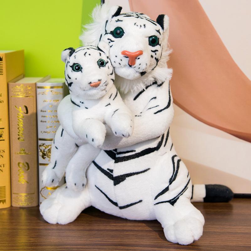 Cartoon Cute Simulation Parent-Child Tiger Doll Plush Doll Children'S Toy Birthday Gift Manufacturer