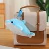 Backpack Charms Dolphin Plush Doll Keychain Ocean Animal Plush Doll Key Rings  Festival Party Decor