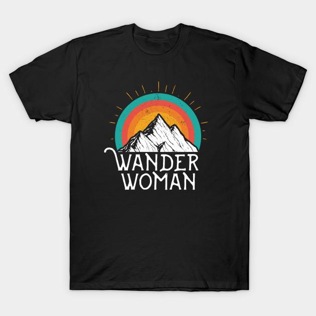 

Unisex Fashion TShirt Wander Woman Hiker Mountaineer Hike Print TShirt Plus Size S-5XL T-Shirt 100%Cotton Tops O Neck Short Sleeve Tees XL чёрный