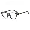 New Design Small Frame Sunglasses for Women Fashion Retro Anti Blue Light Sun Glasses Personalized Oval Frame Eyeglasses