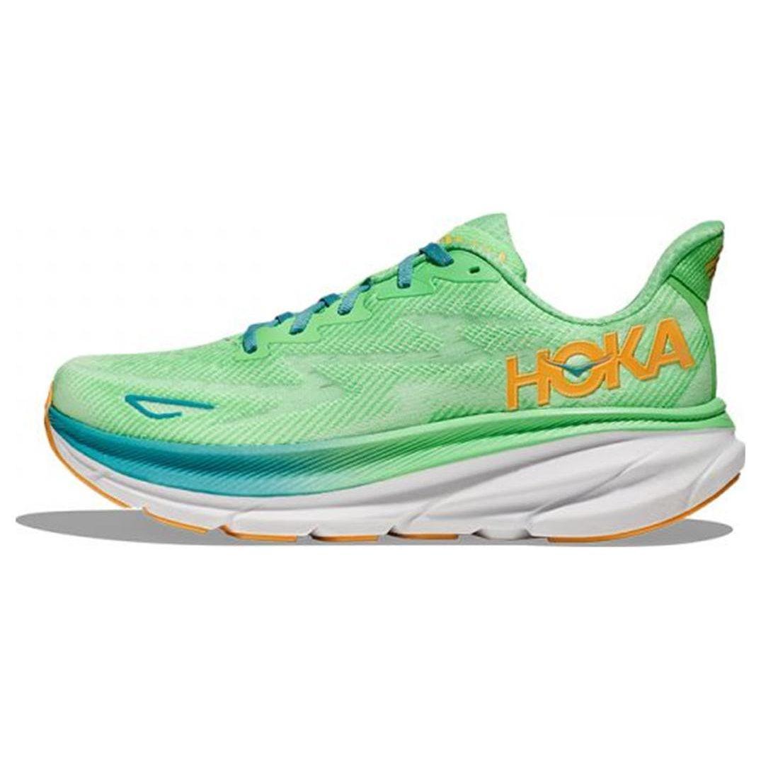 

HOKA Clifton 9 Wide Zest Lime Glow Men Sneakers Green 1132210-ZLGL 41