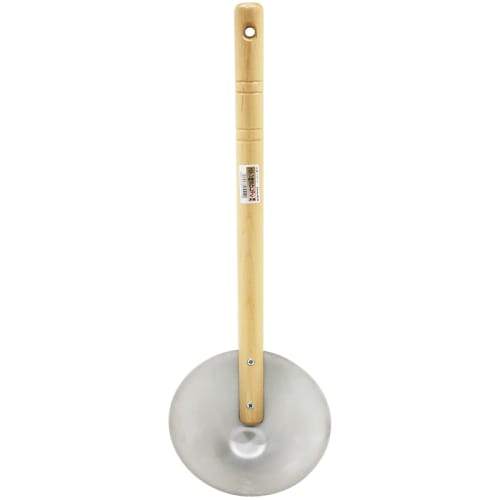 Konyo Daigoro Stainless Steel Jinbaso Ladle with Wooden Handle