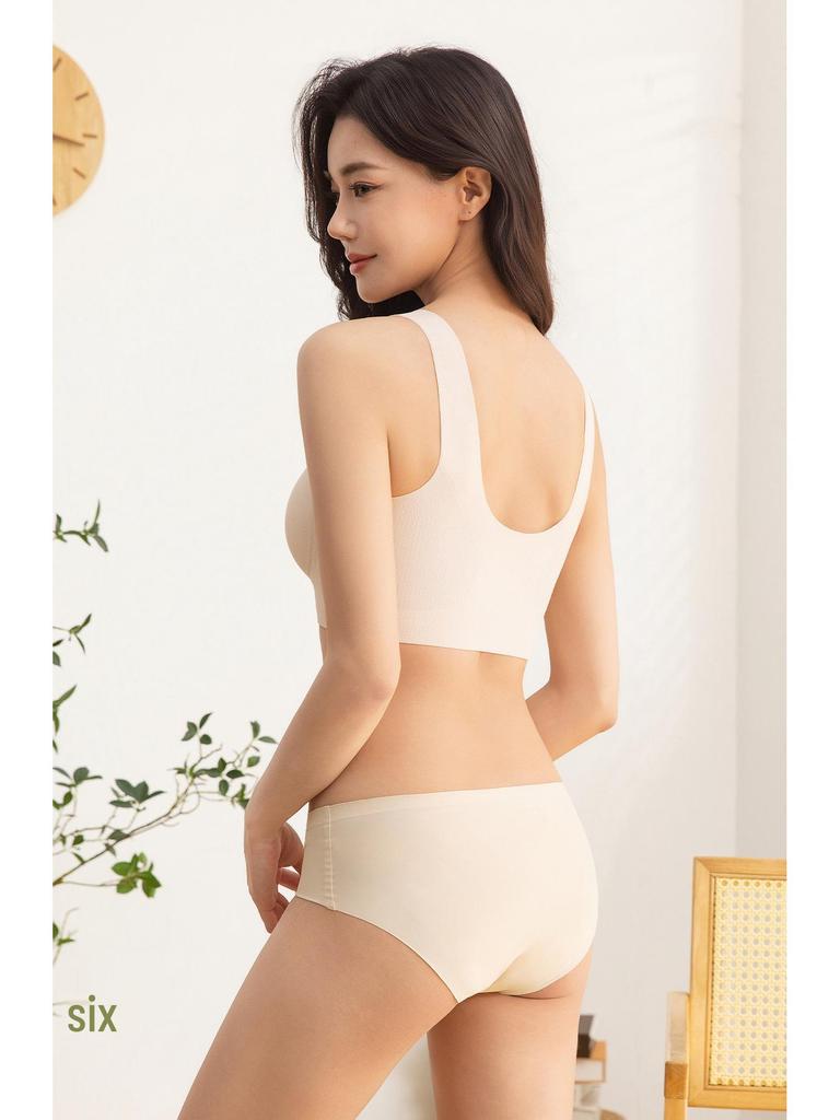 Seamless Front-Closure Nursing Tank Bra: Soft, Breathable, Wire-Free, Comfortable Support for Women