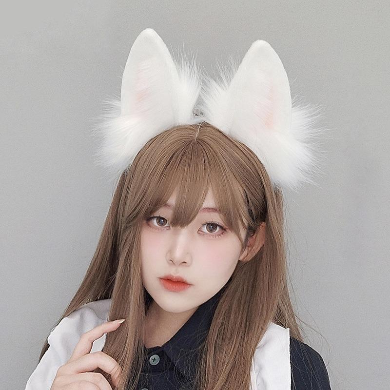Simulation animal ear headgear Comic-Cute Girl Accessories Cosplay Props Fox Ears Hair Accessories Fox Ears Headband