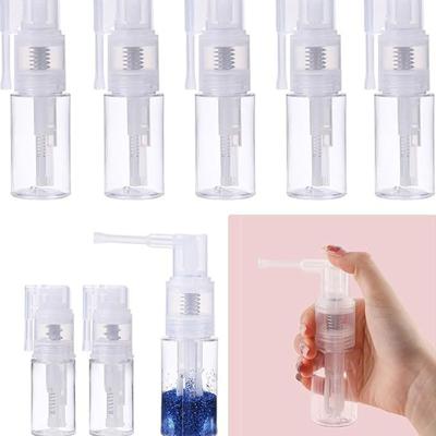 Set of 8 Versatile Plastic Bottles DIY Product Packaging Bottles Transparent Toiletry Containers Powders Dispenser