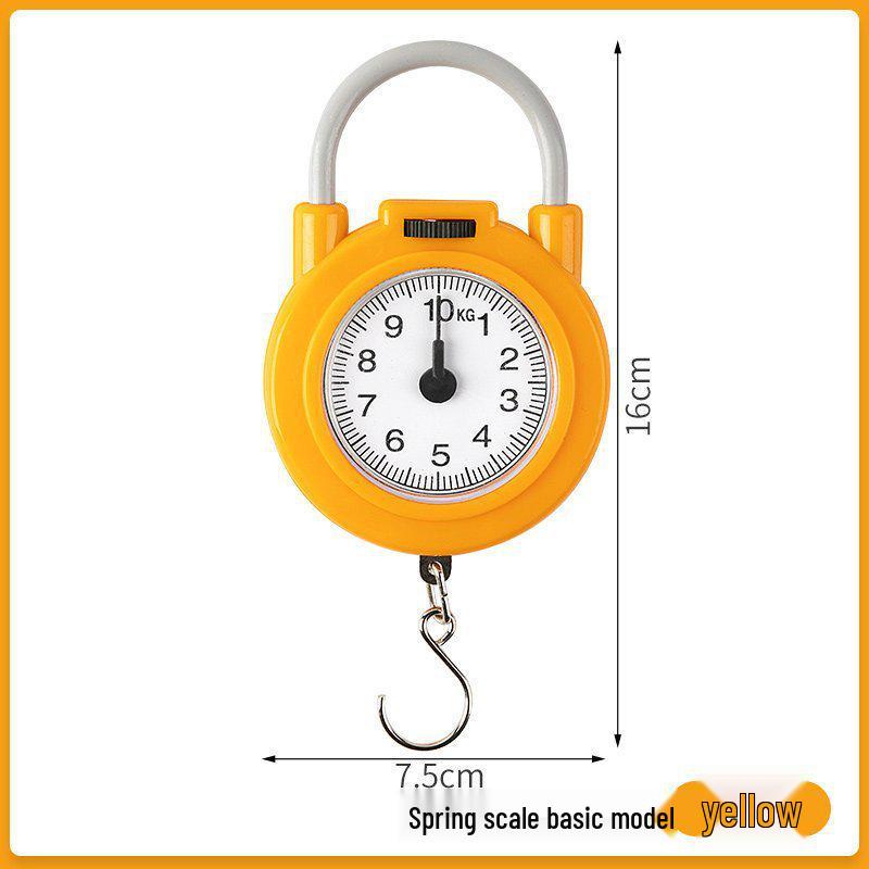 High-Precision Handheld Portable Spring Scale with Multi-Functional Electronic Hook