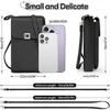 Crossbody Bag For Women, PU Leather Phone Bag, Waterproof Crossbody Mobile Phone Bag with Long Strap Zippered Card Slot