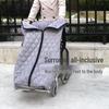Fleece-Lined Winter Wheelchair Blanket: Windproof, Warm, and Thickened for Elderly Cold and Leg Protection Outdoors.