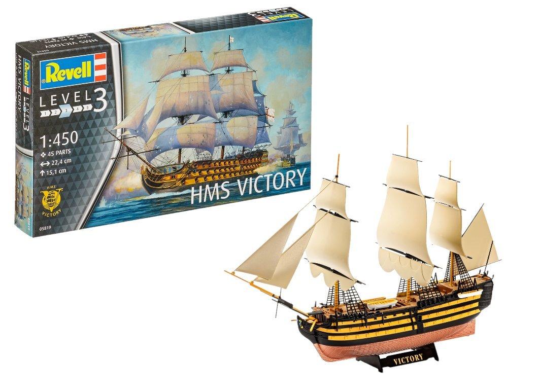 

Немецкий Revell масштаб Королевский флот HMS Адмирал пластиковая модель 05819 1/450 Виктори, флагман Нельсона,