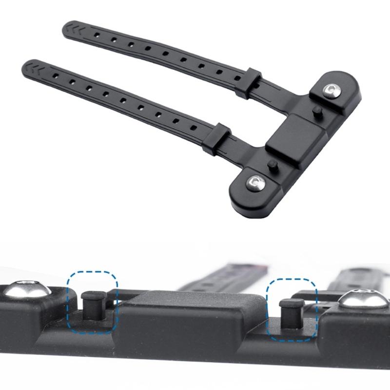 Bike Bottle Cage Mounting Base Black Non-Hole Mounting Clip with Screw Wrench Set MTB Bike Kettles Stand Base Widely Use