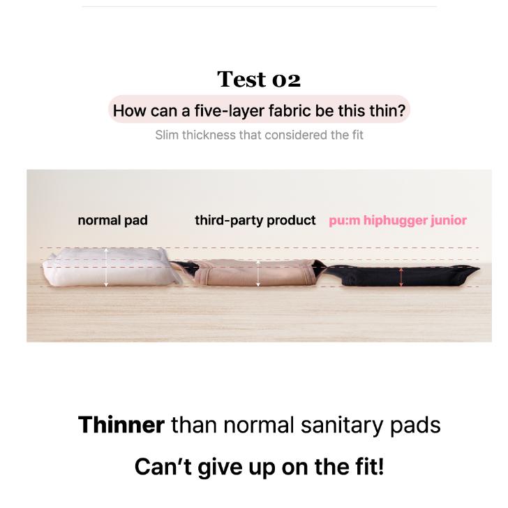 [remuse] Pum Hiphugger Junior Girls Teenager Leakproof Period Panties Teen Menstrual Antibacterial Cozy Underwears