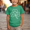 Holy Trinity Shamrock St. Patrick's Day Children's Irish Catholic Girls and Boys Tee Youth Kid's Breathable Graphic T Shirt