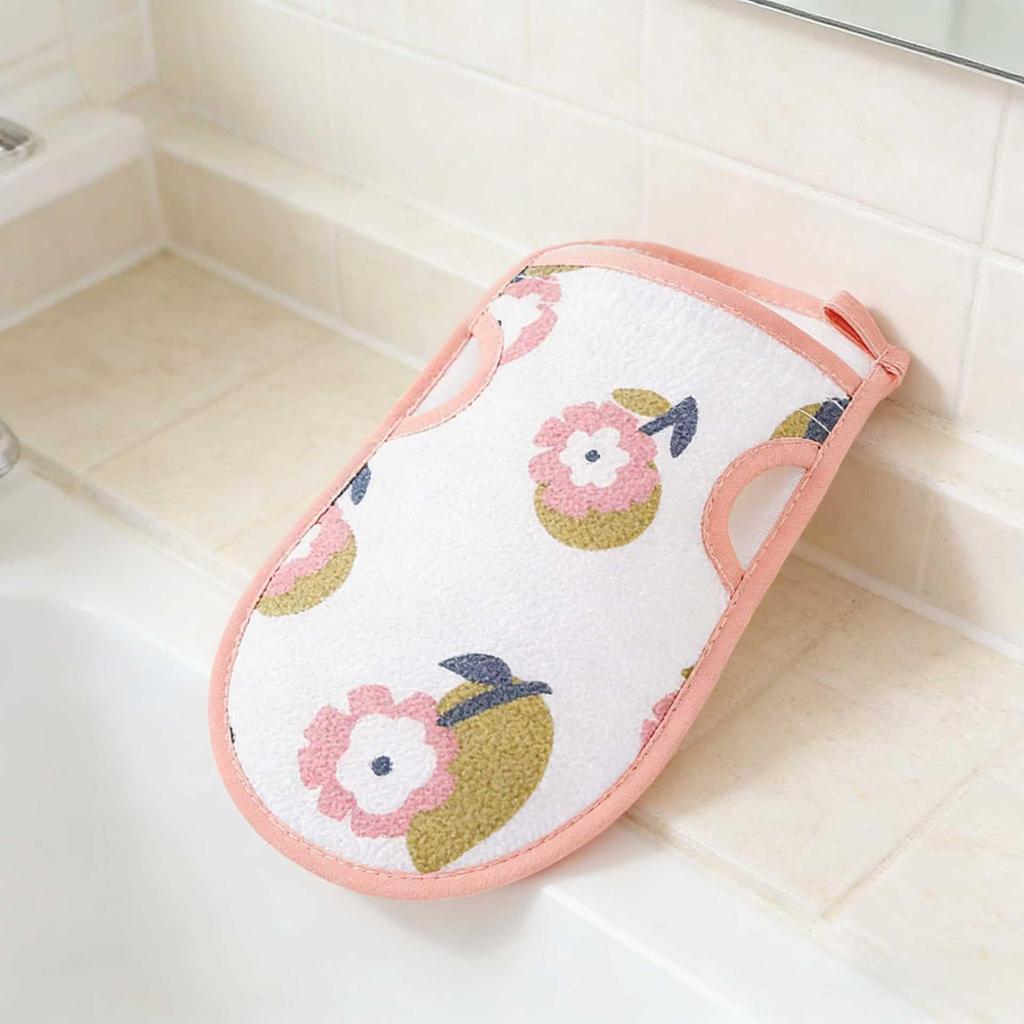 Dual Action Bath Flower & Mud-Removing Back Scrubber Gloves (Women's 2025 New Style)