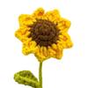 1/4 Pcs Table Leg Protective Covers Cartoon Sunflower Shape Knitted Elastic Prevent Scratches And Noise Reusable Chair Leg Floor Protectors
