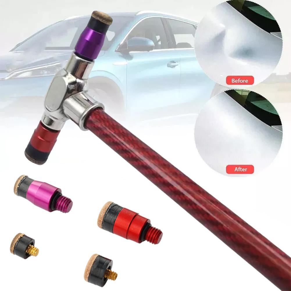 4pcs Car Dent Repair Hammer Tips Dent Removal Tap Down Tools Auto Body Restoration Tool For DIY Dent Repair On Cars